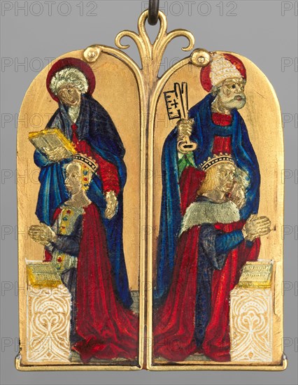 Anne of France and Peter II of Bourbon, c. 1500. Creator: West European Applied Art.