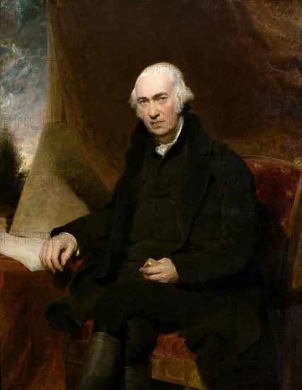 Portrait of James Watt (1736-1819), 1813. Creator: Lawrence, Sir Thomas (1769-1830).