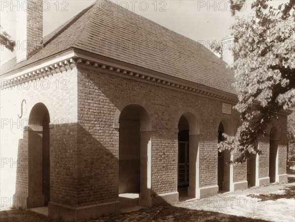 Court House, King William County, Virginia, 1935.