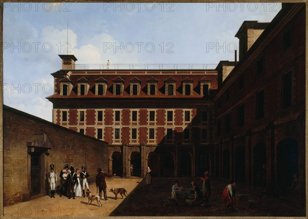 La prison des Madelonnettes, rue des Fontaines, c1810.