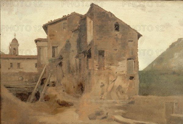 Masure dans la campagne de Rome, between 1859 and 1864.