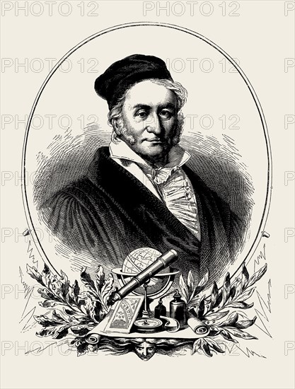 Portrait of Carl Friedrich Gauss (1777-1855). Private Collection.