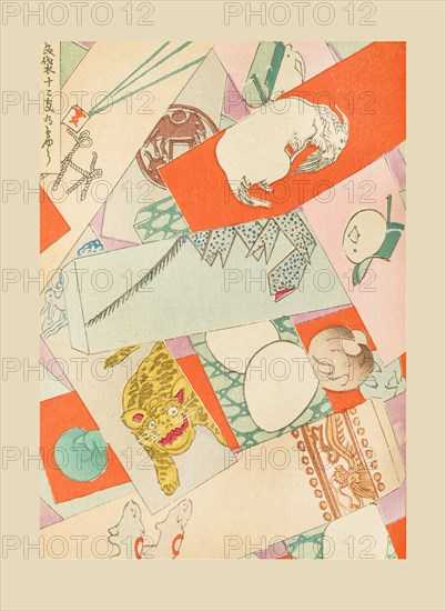 Illustration from "Shin bijutsukai", 1901-1902. Creators: Sekka, Kamisaka (1866-1942), Korin, Furuya (1875-1910)