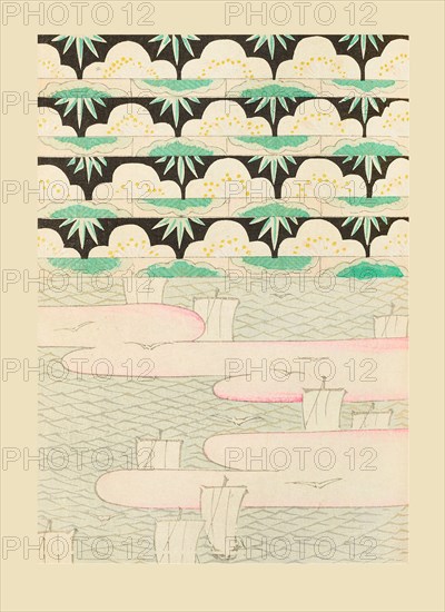 Illustration from "Shin bijutsukai", 1901-1902. Creators: Sekka, Kamisaka (1866-1942), Korin, Furuya (1875-1910)