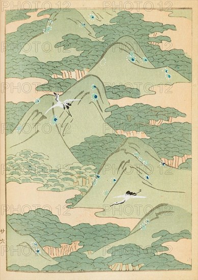 Illustration from "Shin bijutsukai", 1901-1902. Creators: Sekka, Kamisaka (1866-1942), Korin, Furuya (1875-1910)