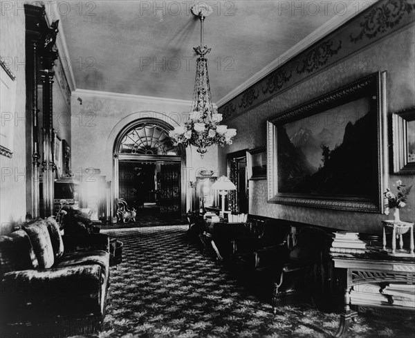 White House, east corridor, between 1889 and 1906.