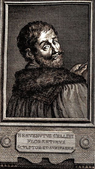Portrait of Benvenuto Cellini (1500-1571), 1771. Private Collection.