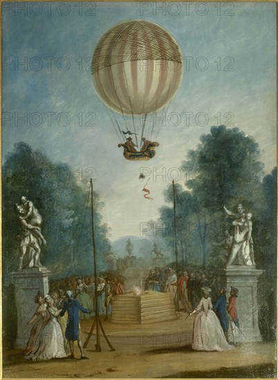Ascension of Charles and Robert, at the Tuileries, December 1, 1783.