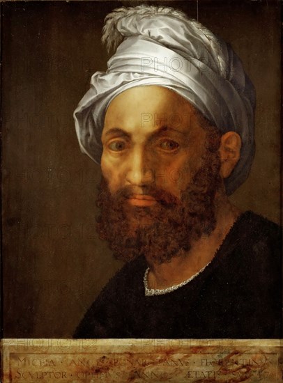 Portrait of Michelangelo Buonarroti, ca 1522. Creator: Bandinelli, Baccio (1493-1560).