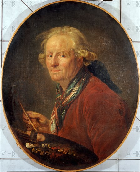 Autoportrait de Nicolas-Bernard Lépicié (1735-1784), .