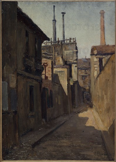 Entrance to passage Moret, rue des Cordelieres, c1900.