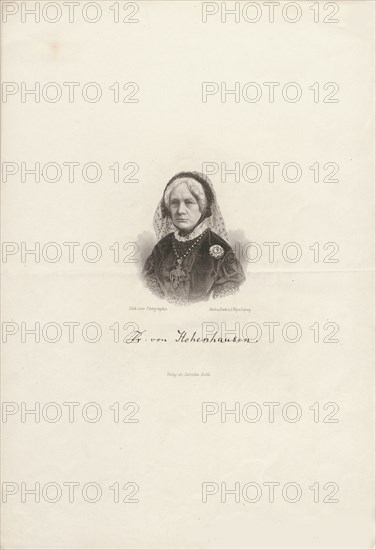 Portrait of Elise von Hohenhausen (1789-1857), 1890. Private Collection.