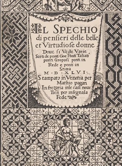 Spechio di pensieri delle belle et Virtudiose donne, 1546.