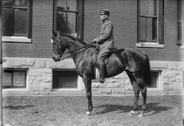 Jr. 2nd Lt. Adna N. Chaffee, Cavalry, U.S.A. at Fort Myer, 1911.