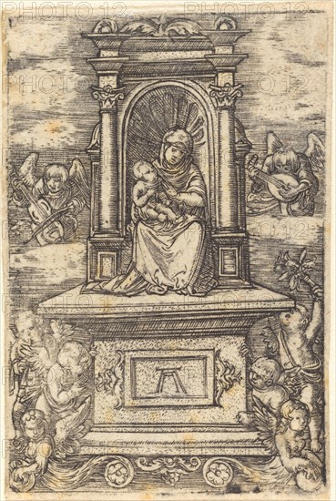 The Beautiful Virgin of Regensburg on an Altar, c. 1519/1520.
