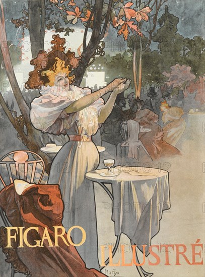 Figaro Illustre Magazine Cover, June 1896, 1896. Private Collection.