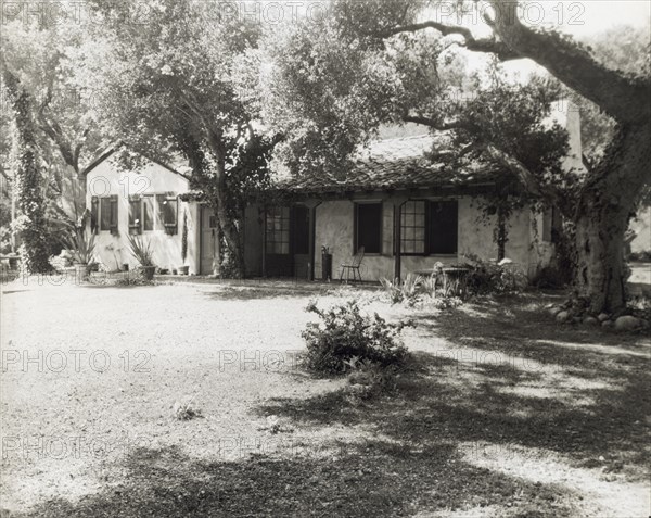 Justin B. Alexander house, Montecito, California, 1923.