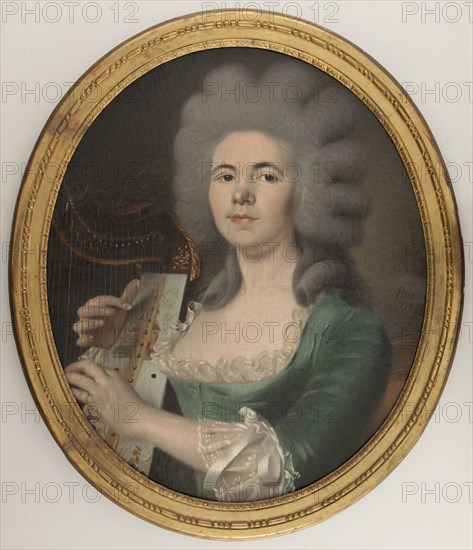 Portrait presumed to be Rosalie Dugazon (1755-1821), singer, 1787.