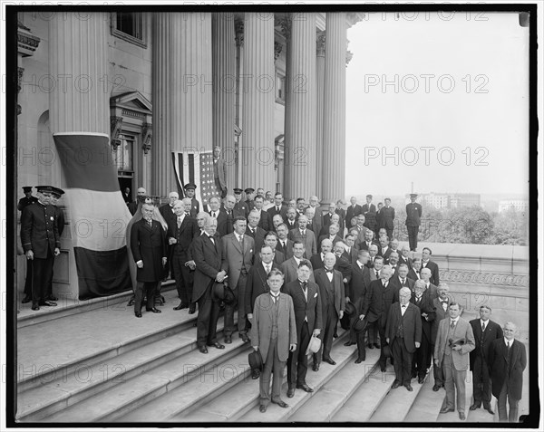 French Vases being presented to U.S. Senate, between 1910 and 1920.