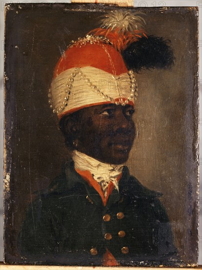 Presumed portrait of Zamor (around 1762-1820), Mme du Barry's page, c1770.