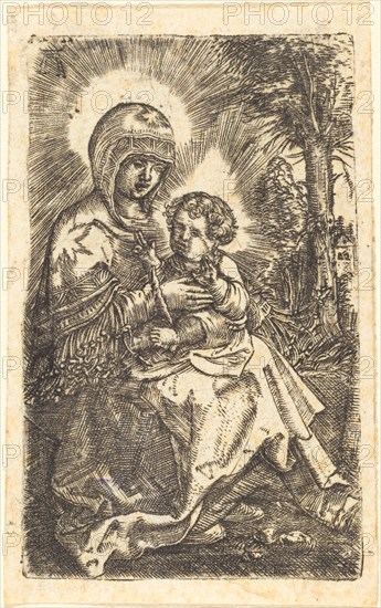 The "Beautiful Virgin" of Ratisbon in a Landscape, c. 1519/1520.