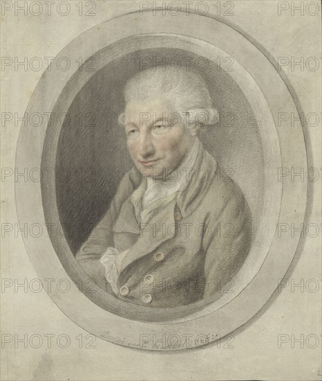 Portrait of Carl Friedrich Abel (1723-1787), 1786. Found in the collection of the Staatsbibliothek zu Berlin.