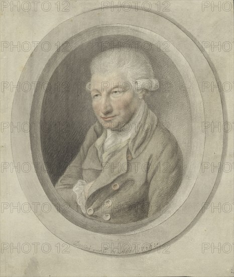 Portrait of Carl Friedrich Abel (1723-1787), 1786. Found in the collection of the Staatsbibliothek zu Berlin.