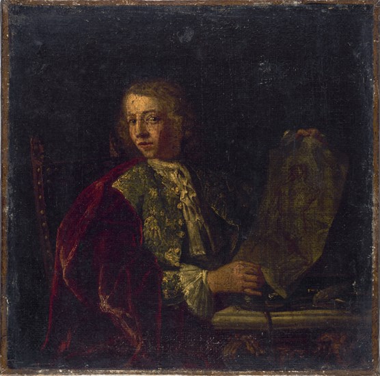 Portrait of man, formerly identified as Martin Desjardins (1640-1694), c1700.