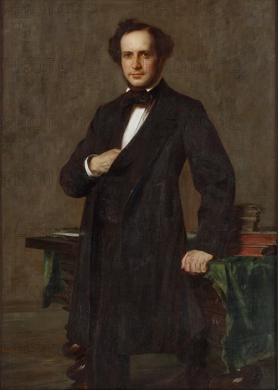 Portrait of Paul Mendelssohn-Bartholdy (1812-1874), 1909. Creator: Schwarz, Alfred (1867-1951).