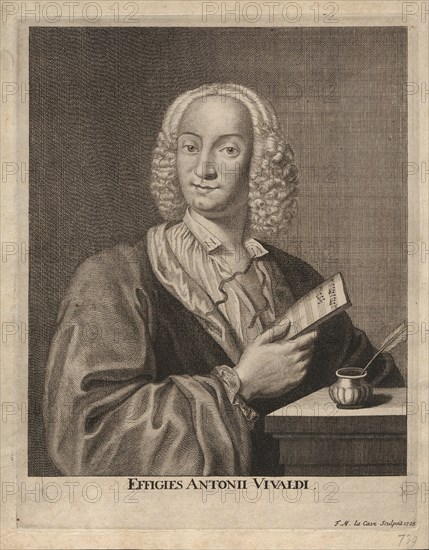 Antonio Vivaldi (1678-1741), 1725. Private Collection.