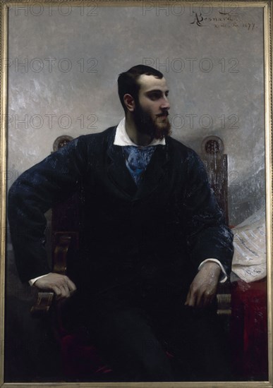 Portrait of André Wormser (1851-1926), pianist and composer, 1877.