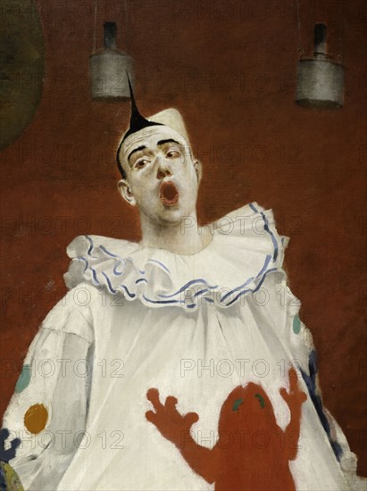 Grimaces et misère - Les Saltimbanques (clown blanc et bonisseur), 1888.