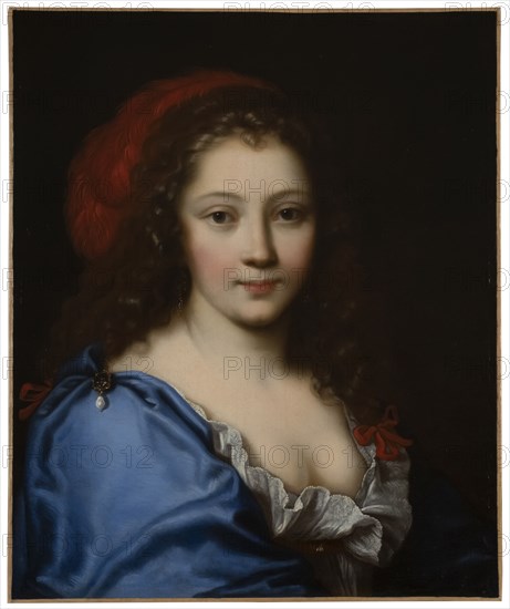 Presumed portrait of Armande Béjart (around 1640-1700), actress, c1660.