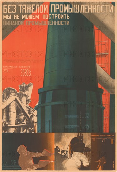 Without Heavy Industry We Cannot Build Any Industry , 1930. Private Collection.