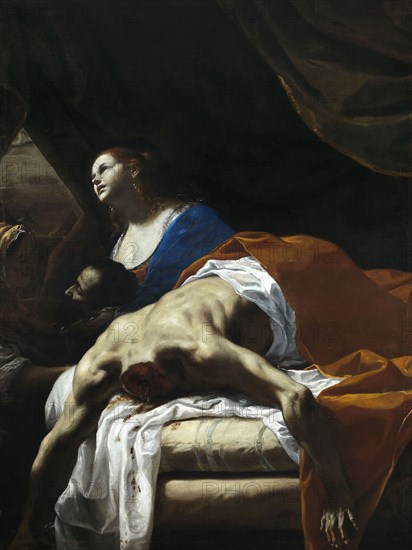 Judith and Her Maidservant with the Head of Holofernes, 1659. Creator: Preti, Mattia (1613-1699).