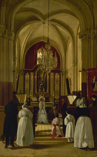 Leopoldine's first communion at Fourqueux, September 8, 1836, 1836.