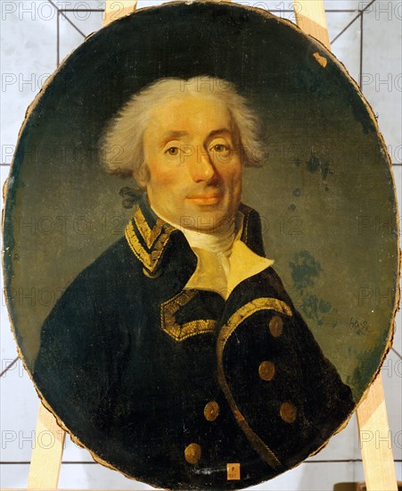 Portrait d'un général de division entre 1791 et 1794, between 1791 and 1794.