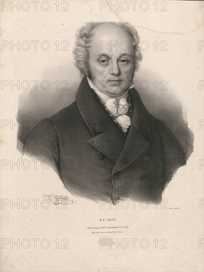Portrait of Franz Joseph Gall (1758-1828), 1828. Private Collection.