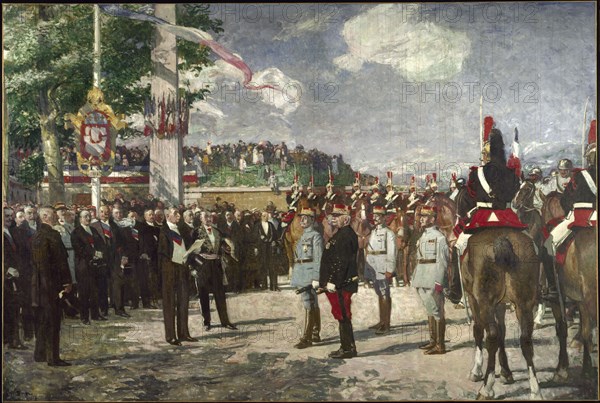 Reception at Porte Maillot of Marshals Foch and Joffre, July 14, 1919, 1923.