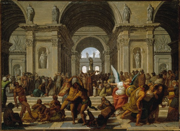 Allegory: People of the World Paying Homage to the Supreme Being, c1794.