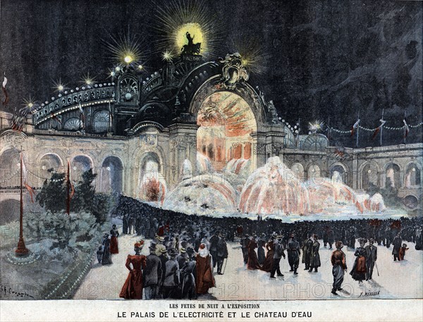 Palais de l'Électricité. Exposition universelle de 1900, 1900. Private Collection.