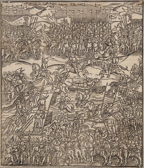 The Battle of Orsha in 1514, Second half of the16th cen. Creator: Siebeneicher, Jakub (ca 1557-1604).
