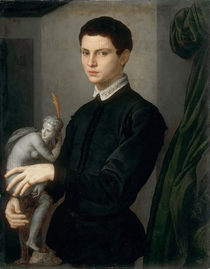 Portrait of the sculptor Baccio Bandinelli (1493-1560), 1540s. Creator: Bronzino, Agnolo (1503-1572).