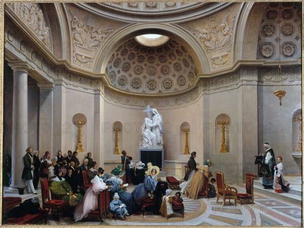 Mass at the Chapelle expiatoire (Expiatory Chapel), 1835.