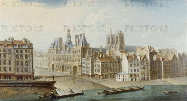 Hotel de Ville and Place de Greve (current Place de l'Hotel de Ville), 1753.