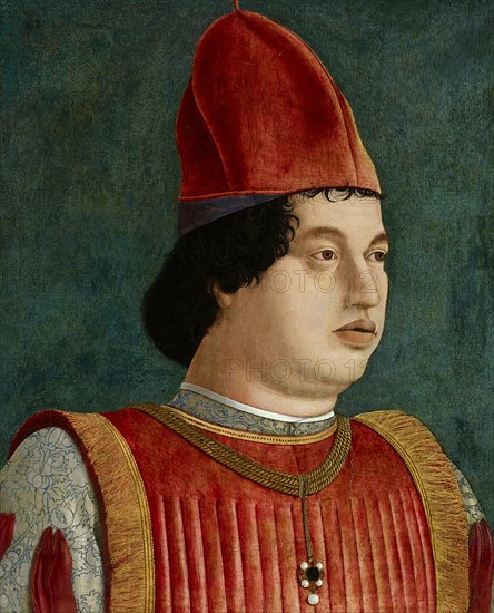 Portrait of Gian Francesco Gonzaga (1446-1496), 1478-1480. Creator: Bonsignori, Francesco (c. 1460-1519).