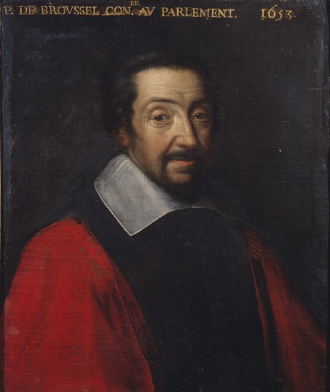 Portrait de Pierre Broussel (1576-1654), conseiller au parlement de Paris, 1653.