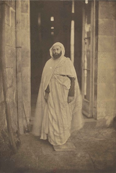 Portrait of Abdelkader ibn Muhieddine (1808-1883) in Amboise, 1852. Private Collection.