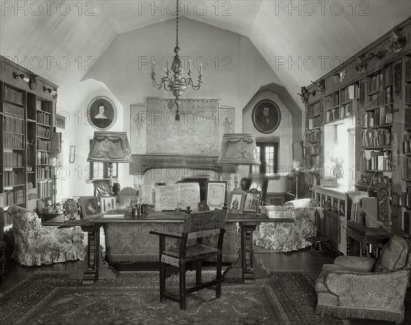 Virginia House, Library, Richmond, Henrico County, Virginia, 1929-1930.