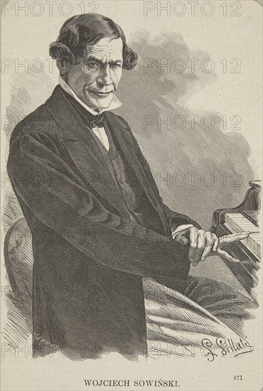 Portrait of the pianist and composer Wojciech Albert Sowinski (1805-1880). Private Collection.